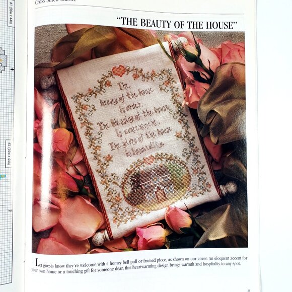 For the Love of Cross Stitch Magazine Leisure Arts 8 Projects 32 Pages May 2002 - Picture 10 of 10